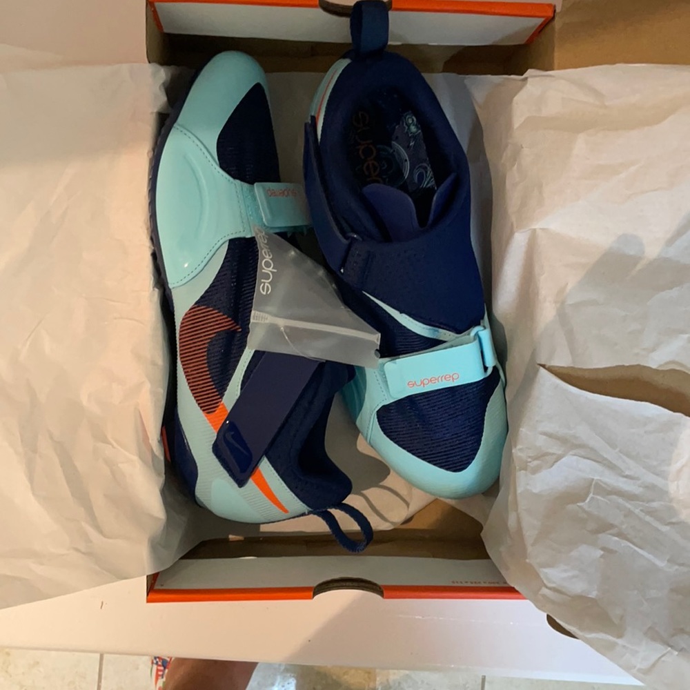 Nike SuperRep Cycle Turquoise Navy Size 11